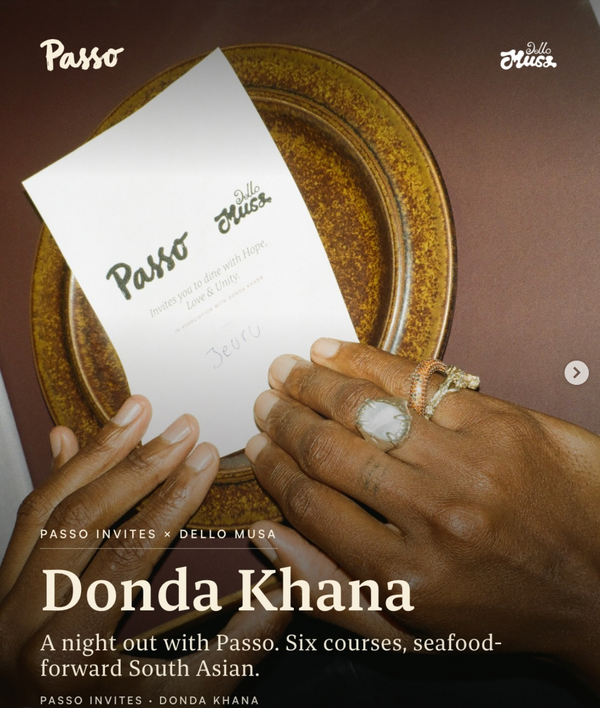 Passo Club x Dello Musa community Dinner