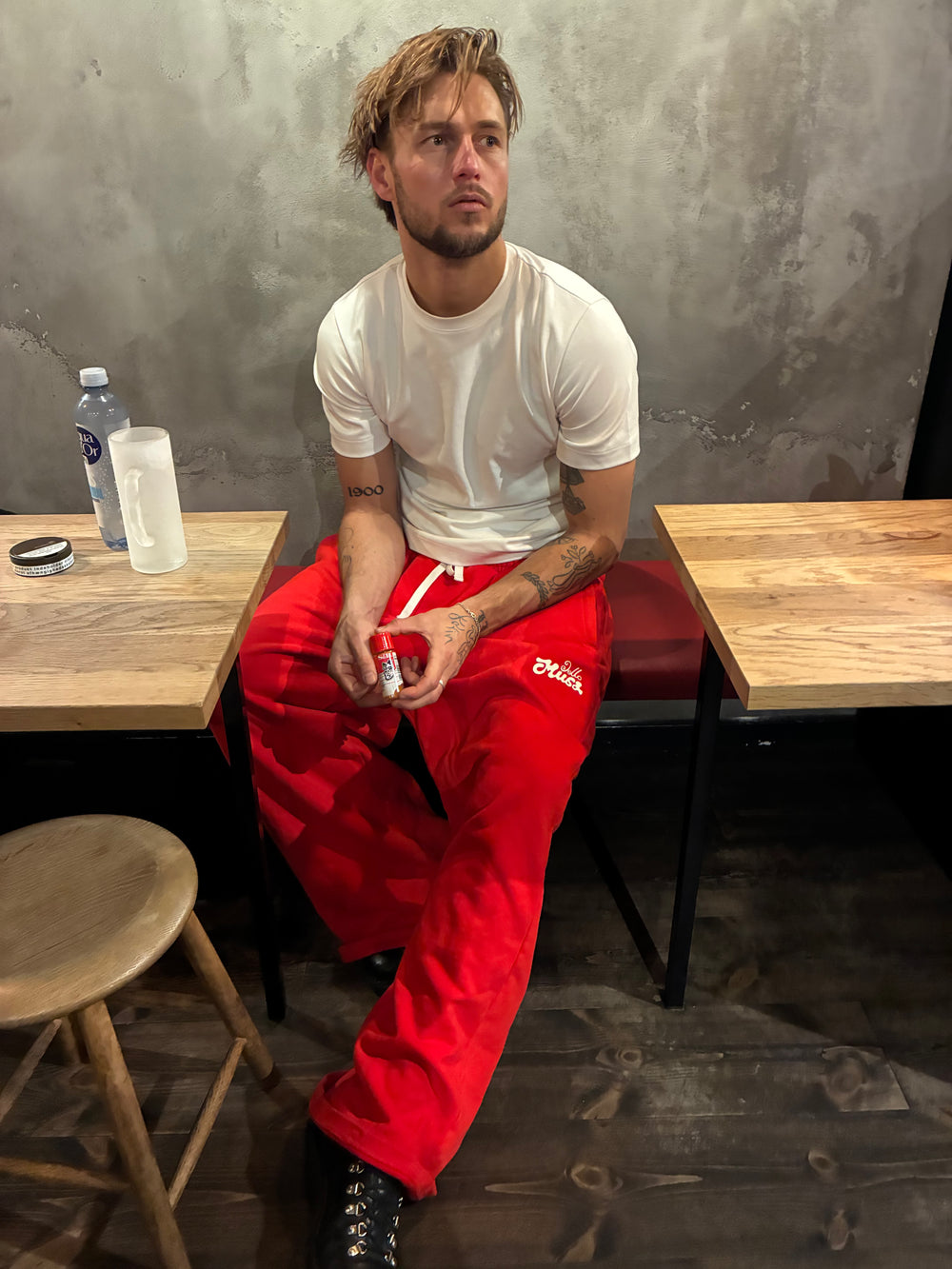 RED "Pantalon" PANTS
