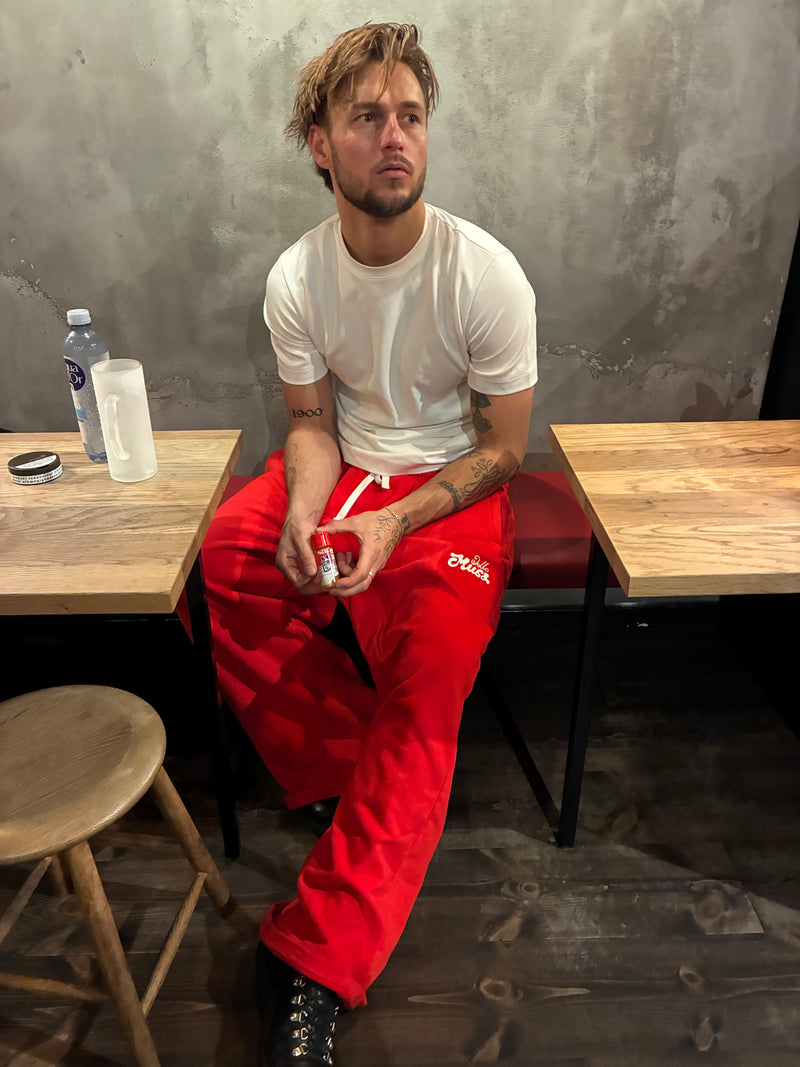 RED "Pantalon" PANTS