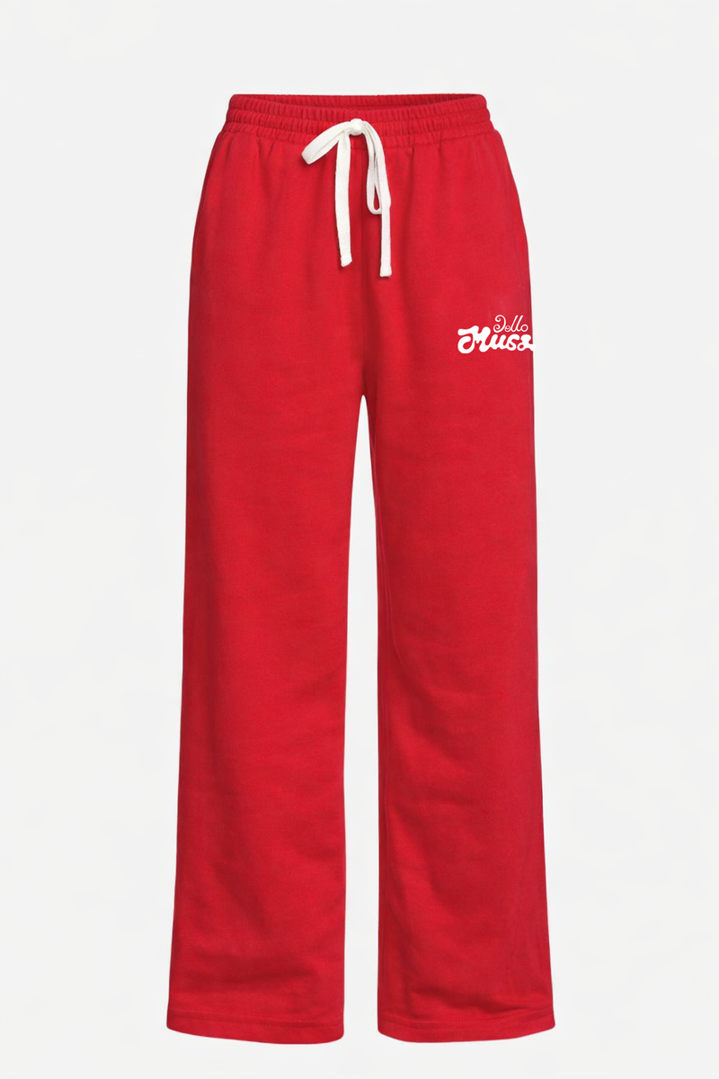 RED "Pantalon" PANTS